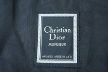 Christian Dior Monsieur ◆ステンカラー ロングコート オリーブ 44L (ライナー着脱可) ウェザークロス USA製 クリスチャンディオール RN20_画像6