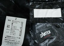 roar × ZANTER ◆ ダウンジャケット 黒 サイズ2 ゴブラン×ナイロン 撥水 ダウンパーカー レディース ロアー ザンター ◆56/K2M_画像9