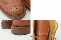 ★1円～ TRICKER'S ◆ カントリーブーツ ブラウン サイズ7.5 (M2508 / MALTON) ウィングチップ メダリオン トリッカーズ 美品 ◆Z-5_画像8