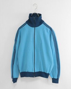 ★60s adidas ◆ トラックジャケット ブルー サイズ4 3ライン ジャージ ヴィンテージ オールド アディダス ◆2711/RN15