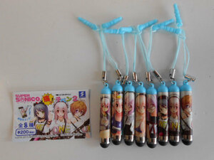 #Jxb24EZ Super Sonico pain .chi pen 2 all 8 kind touch pen cotton .fuli:*SK Japan *200 jpy =015247_c