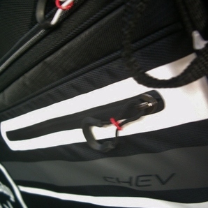 ☆未使用 キャロウェイ ＣＨＥＶ 取っ手付 軽量モデル 合繊素材 ブラック黒白 スタンドバッグの画像5