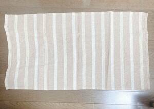  cotton made beige group stripe multi Cross : tablecloth : interior small articles : table linen : postage 210 jpy 