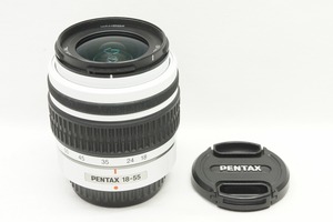 【適格請求書発行】訳あり品 ペンタックス smc PENTAX DA L 18-55mm F3.5-5.6 AL APS-C Kマウント ホワイト【アルプスカメラ】240308b