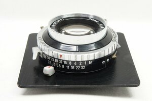 【適格請求書発行】ジャンク品 Carl Zeiss カールツァイス Tessar 100mm F3.5 大判レンズ ホースマンボード付【アルプスカメラ】240217c