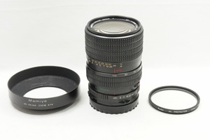 【適格請求書発行】美品 Mamiya マミヤ SEKOR ZOOM C 55-110mm F4.5N 中判レンズ MF フード付【アルプスカメラ】240318j