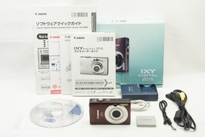 【適格請求書発行】良品 Canon キヤノン IXY DIGITAL 20 IS コンパクトデジタルカメラ ブラウン 元箱付【アルプスカメラ】240324d