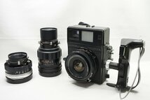 【適格請求書発行】ジャンク品 Mamiya マミヤ PRESS SUPER 23 + 100mm F3.5 + 50mm F6.3 + 250mm F8 中判カメラ【アルプスカメラ】240318r_画像2