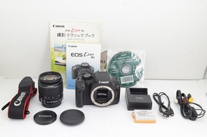 【適格請求書発行】美品 Canon キヤノン EOS Kiss X4 ボディ + EF-S 18-55mm IS II レンズキット デジタル一眼【アルプスカメラ】240310p