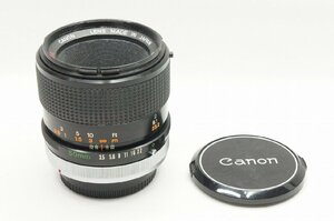 【アルプスカメラ】Canon キヤノン FD 50mm F3.5 MACRO S.S.C. FDマウント 単焦点レンズ 230802bk