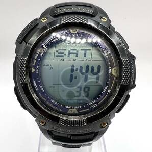 CASIO カシオ PROTREK プロトレック PRW-1100YTJ 電波ソーラー 稼働品 メンズ 腕時計 L2071の画像1