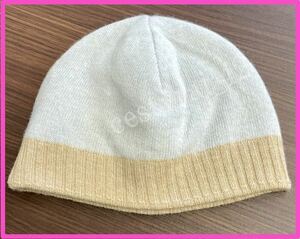 【本物保証】FENDI ウール・カシミア混ニット帽 イタリア製 正規品 フェンディ