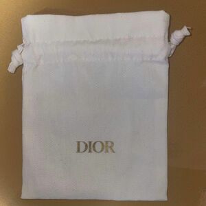 Dior 巾着袋 ディオール 白色コットン