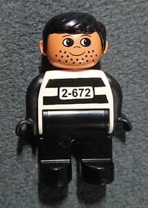 LEGO レゴ デュプロ フィグ 囚人