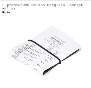 Supreme MM6 Maison Margiela Receipt Wallet シュプリーム メゾン マルジェラ 財布 国内正規品 送料無料 未開封