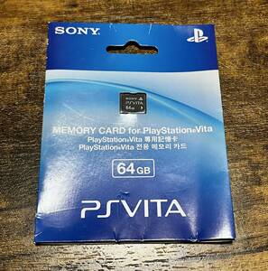 PlayStation Vita メモリーカード 64GB (PCH-Z641J) 未使用品 送料無料 パッケージ痛みあり
