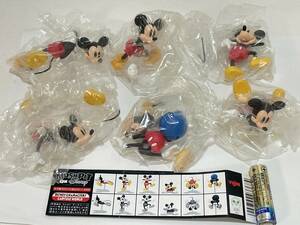 MOSHPIT ON Disney ミッキーマウス ディズニー カラー6種セット　DISNEY CHARACTERS CAPSULE WORLD ガチャ