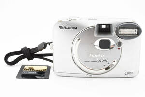 ★動作品★FUJIFILM 富士フィルム FinePix A201 シルバー デジタルカメラ SmartMedia#e0344