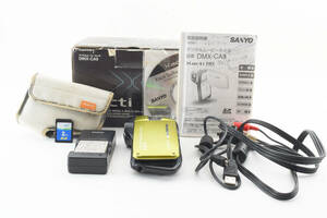 * товары повседневного пользования *SANYO Sanyo Sanyo Xacti DMX-CA9 зеленый зеленый водонепроницаемый цифровая видео камера оригинальная коробка зарядное устройство SD карта инструкция по эксплуатации #e0409