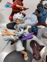 ワンピース ルフィ ONE PIECE プライズ 大量セット フィギュア セット ギア５ ニカ ナイトメアルフィ スネイクマン バウンドマン_画像4