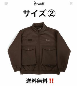 Brook 2023AW Padded Jacket Brown サイズ②