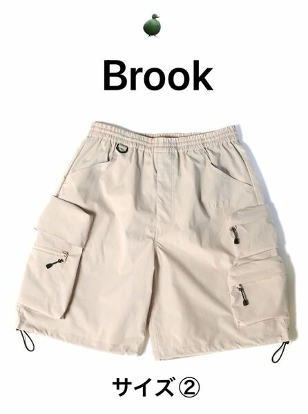 Beige) Brook fishing short pants ②サイズ