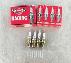  не использовался NGK Racing Plug R5400-9 4шт.@AE86 AE92 4AG R7435-9