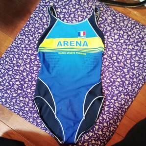女性用 arena アリーナ 競泳水着 海外モデル Blueの画像1