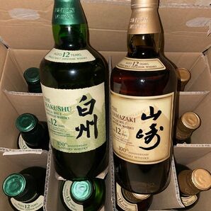 山崎12年 白州12年　10本セット 100周年ラベルサントリー