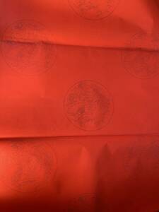 1974年 鳳凰紋画仙 約69.5×135cm 紅・白・黄・薄茶 4色 合計170枚 （検索用 書 書道 古紙 唐紙 宣紙 画仙紙 本画仙 紅星牌）