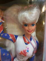 バービー 1995年 アトランタ オリンピック 体操選手 新体操 人形 OLYMPIC GYMNAST マテル 90s ビンテージ ◆Barbie MATTEL Vintage Doll_画像2