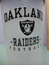 NFL オークランド・レイダース 応援用 ビアジョッキ ビール コップ BIG19㎝ Oakland Raiders アメフト インテリアにも_画像4
