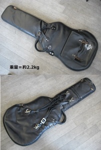 ◆管理GBー６G　◆即決◆　GIGBAG ギグバッグ ギターケース ソフトケース レザー　ブラック　used 　エレキベース用？