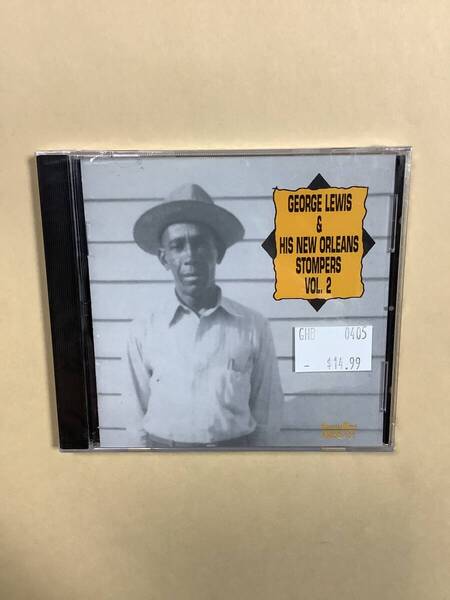 送料無料 新品未開封CD GEORGE LEWIS & HIS NEW ORLEANS STOMPERS VOL.2 輸入盤