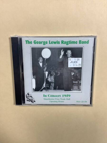 送料無料 新品未開封CD THE GEORGE LEWIS RAGTIME BAND「IN CONCERT 1959」輸入盤