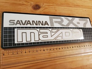 【送料無料!!】MAZDA RX-7 fc3sサバンナ rx-7デカールリア トランクステッカー Savanna