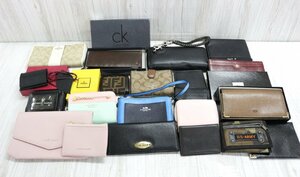 【行董】AB000ABH27 財布等おまとめ FENDI COACH CalvinKlein フェンディ アニエスベー コーチ カルバンクライン 小銭入れ 名刺ファイル