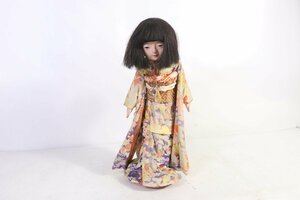 【ト足】CBZ01CAA15 日本人形 市松人形 女性 女の子 着物 昭和 骨董品 伝統工芸