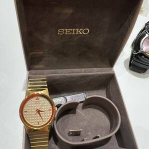 【ND-2061a】1円スタート SEIKO CREDOR クレドール 18KT+SS/SS 4J85-0A20 本体のみ SEIKOおまとめ UNIQUE定価12万 中国時計23K GP ジャンクの画像7