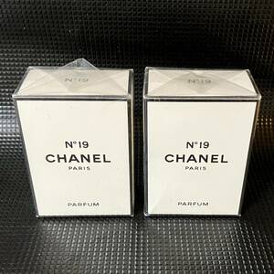 フィルム未開封 ◆シャネル◆ 19番 パルファム 14ml × 2点 CHANEL No.19 PARFUM レディース香水