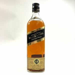 A) Johnnie Walker ジョニーウォーカー ブラックラベル 12年 エくストラ スペシャル 黒キャップ ジョニ黒 750ml ウイスキー 酒 ※未開栓