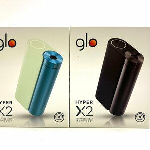 A) glo グロー HYPER X2 ハイパーエックスツー スターターキッド ブラック ミントブルー 2点まとめて ※未使用 未開封品