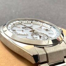 rm) SEIKO セイコー ASTRON アストロン 8B63-0BA0 SBXY009 チタン ワールドタイム ソーラー 電波 腕時計 ウォッチ ※未使用 保管品 箱付_画像4