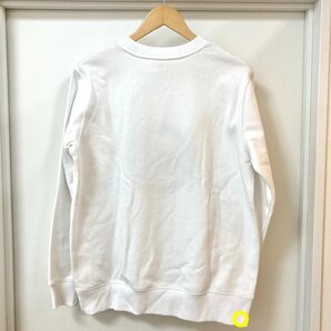 rm) MICHAEL KORS マイケルコース 刺繍 MK ホワイト系 裏起毛 スウェット トップス 丸首 size S JF150I92Z9 中古 USEDの画像2