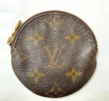 *rm) LOUIS VUITTON ルイ ヴィトン モノグラム ポルトモネロン コインケース 小銭入れ 丸型 ラウンド M61926 中古 ゆうパケット300円_画像1