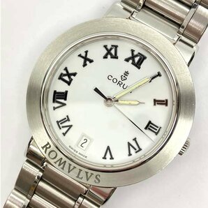 t)コルム CORUM ロムルス ROMVLVS 腕時計 63.171.20 デイト 3針 クオーツ 腕回り約18.5cm ブランド腕時計 中古の画像1