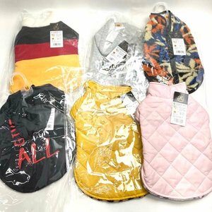 e169)KONBI コンビシャノワール 犬用 服 Mサイズ ダウンベスト/パーカー/他 合計6点セット ペット用品 ※アウトレット品