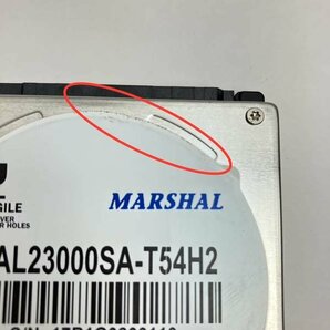 t)マーシャル MARSHAL 3TB HDD MAL23000SA-T54H2 電源投入回数5回 ハードディスク 中古 ※美品 エラー無し 箱有りの画像2