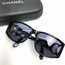 t)シャネル CHANEL サングラス 02461 ココマーク ゴールド金具 レディース MADE IN ITALY 中古 ※専用ケース有り_画像1