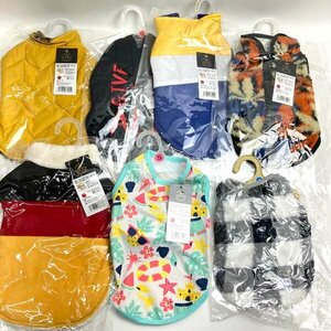 e181)KONBI コンビシャノワール/nice DOG 犬用 服 Sサイズ パーカー/ベスト/他 合計7点セット ペット用品※アウトレット品